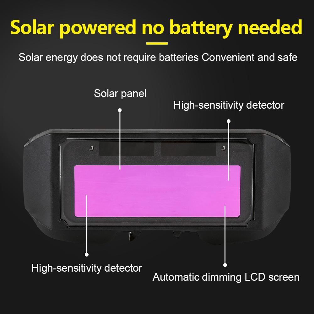 🛡️ LIMITED-TIME 50% OFF! 💥 Auto Dimming Welding Glasses – Solar Powered, UV/IR Protection, Adjustable Frame ✨