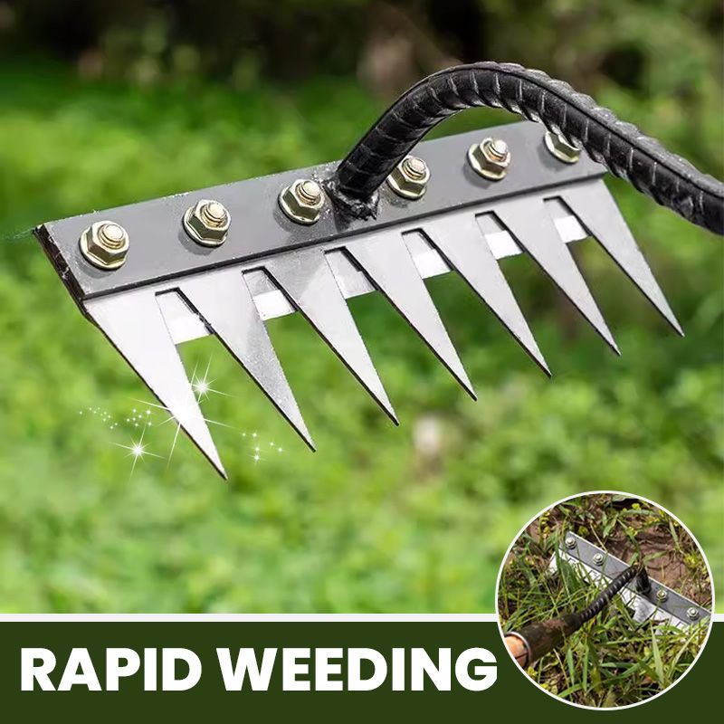 5/6/7/8 Teeth Carbon Steel Garden Weeding Rake（50% OFF）