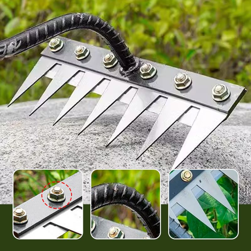 5/6/7/8 Teeth Carbon Steel Garden Weeding Rake（50% OFF）