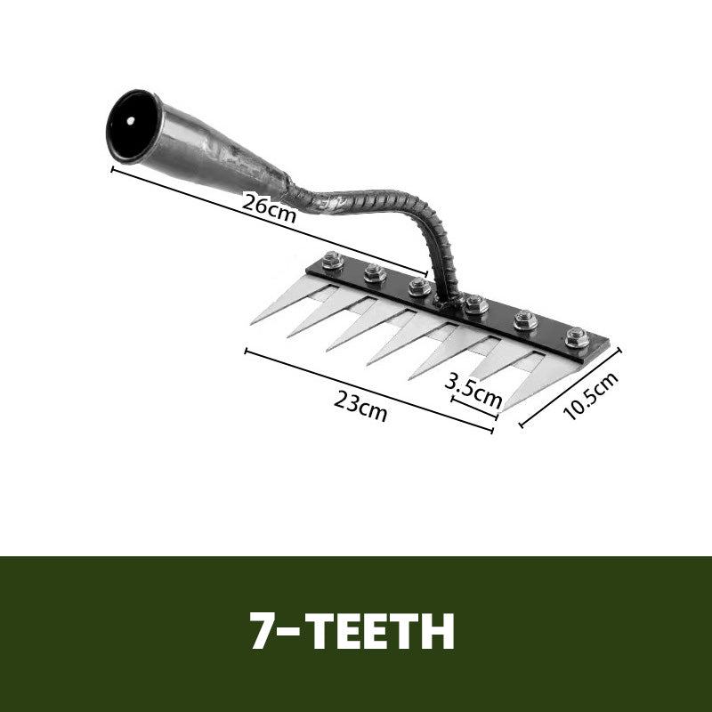 5/6/7/8 Teeth Carbon Steel Garden Weeding Rake（50% OFF）