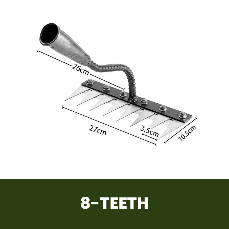 5/6/7/8 Teeth Carbon Steel Garden Weeding Rake（50% OFF）