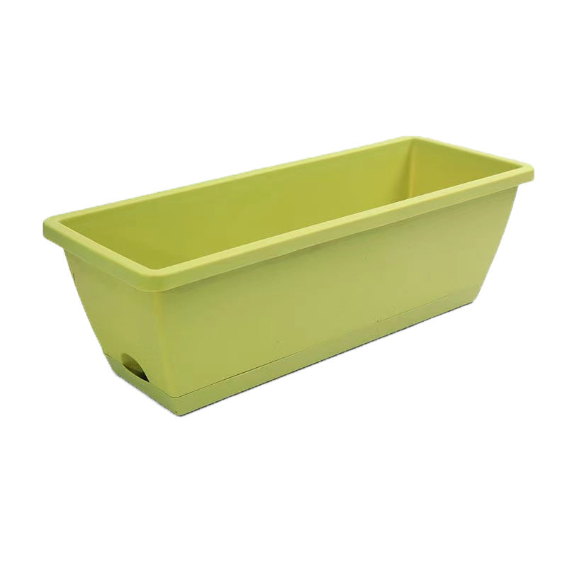 🌼Hot Sale 50% OFF🌼Rectangular Lazy Plastic Flower Pot, Suitable For Home Balcony
