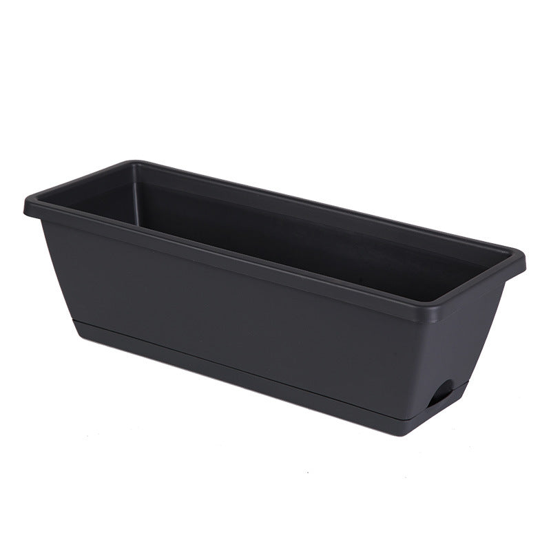 🌼Hot Sale 50% OFF🌼Rectangular Lazy Plastic Flower Pot, Suitable For Home Balcony