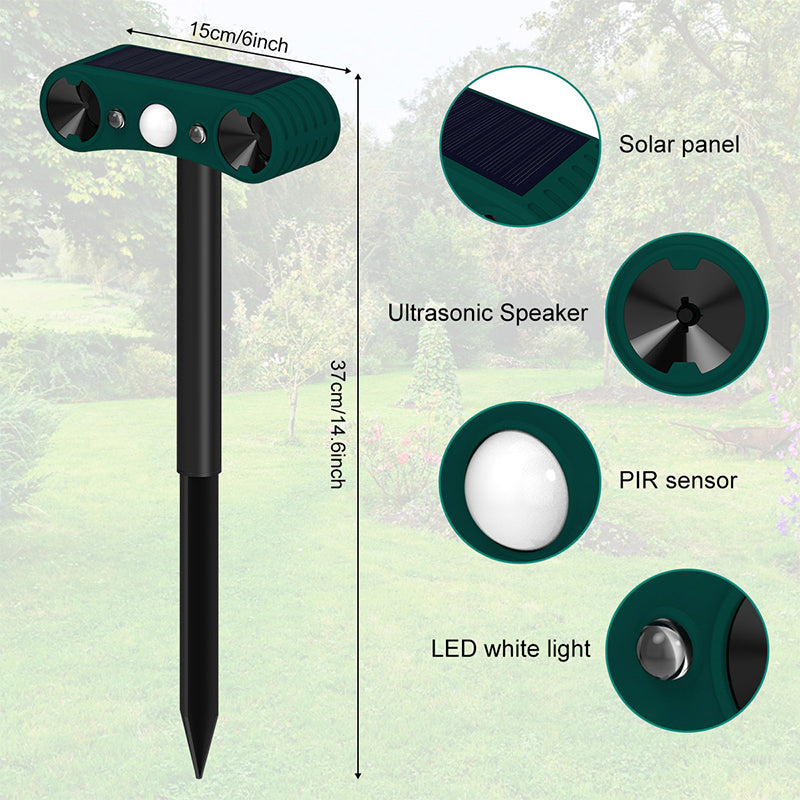 🔥Hot Sale $36.99🔥Solar Motion Sensor Outdoor Animal for Repelling（50% OFF）