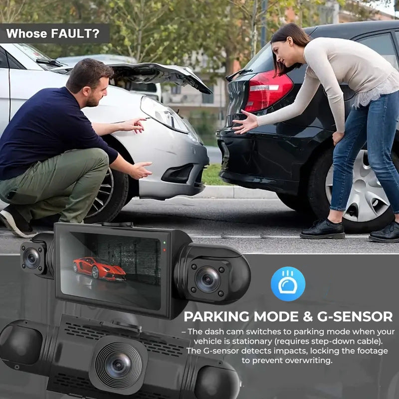 🚗📹 4-Channel 1080P Dash Cam – 50% OFF! Front, rear & 2 side cameras – full coverage, parking mode, G-sensor. 🔥🛡️