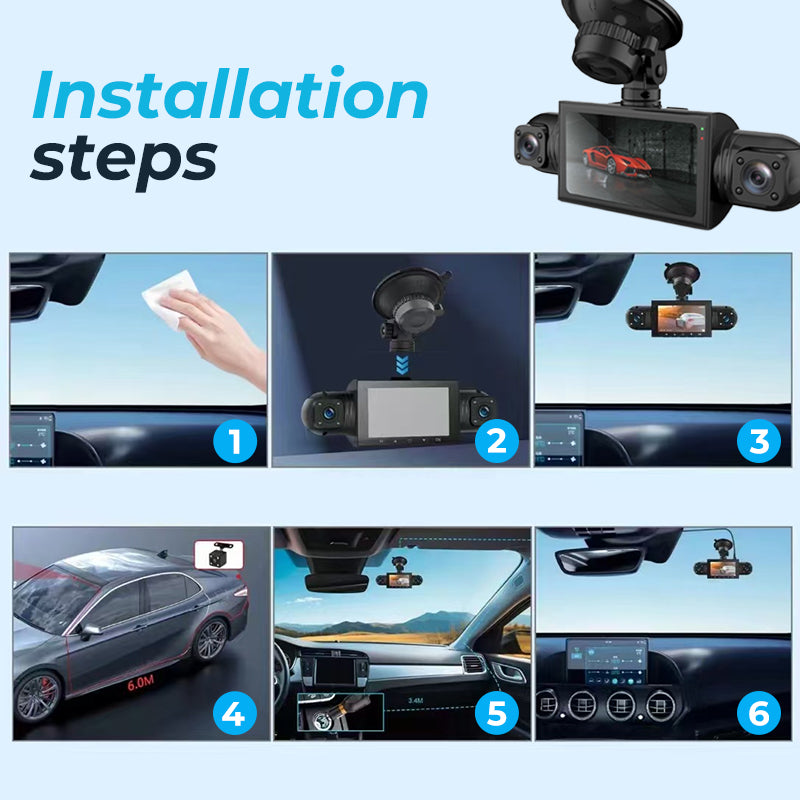 🚗📹 4-Channel 1080P Dash Cam – 50% OFF! Front, rear & 2 side cameras – full coverage, parking mode, G-sensor. 🔥🛡️