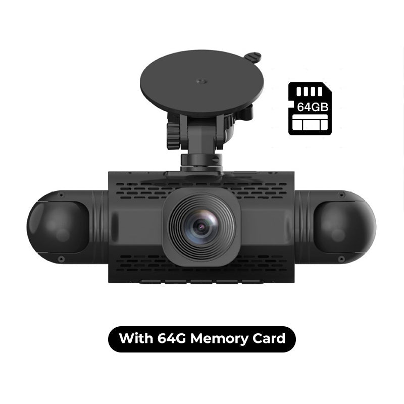 🚗📹 4-Channel 1080P Dash Cam – 50% OFF! Front, rear & 2 side cameras – full coverage, parking mode, G-sensor. 🔥🛡️