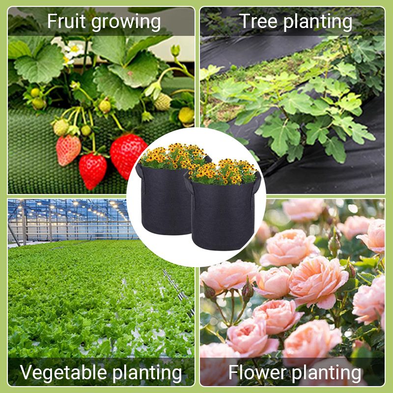 Micro Aerated Geotextile Plant Grow Bag（50% OFF）