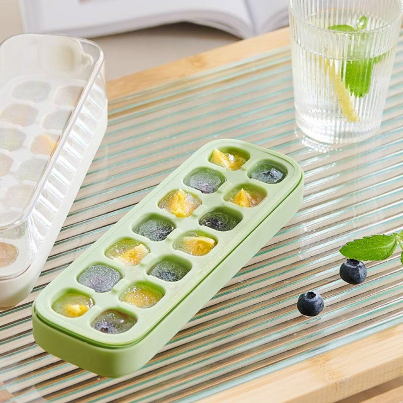 ✨ Make ice with ease—ice cube trays with lids and ice storage containers that are easy to remove! ✨