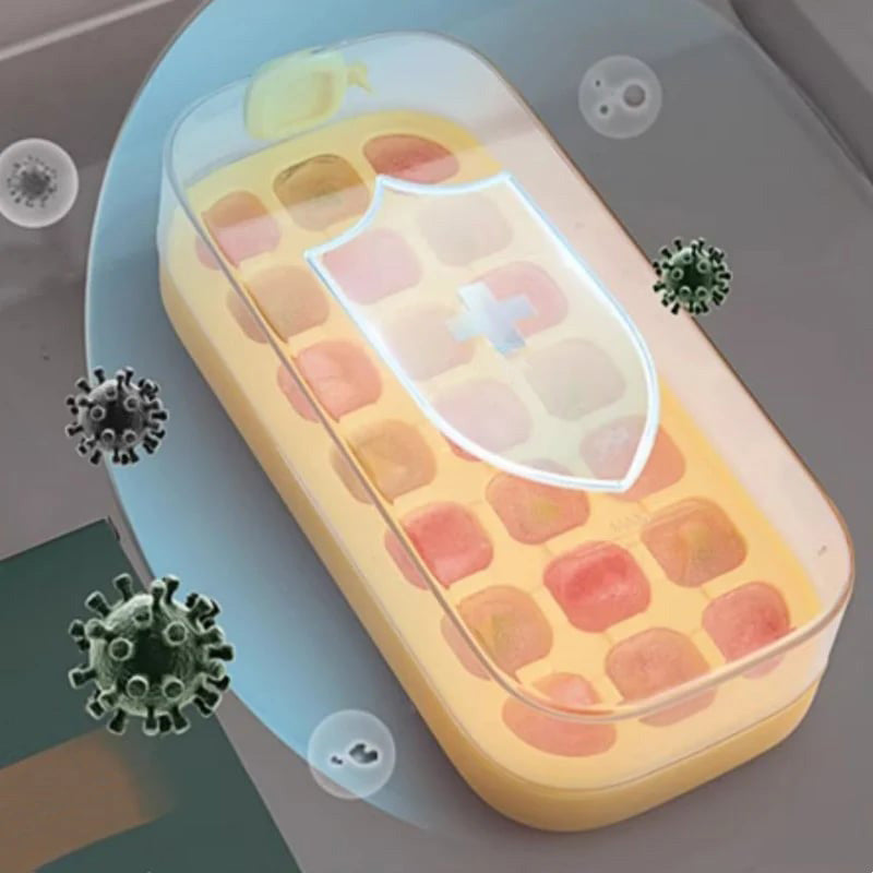 ✨ Make ice with ease—ice cube trays with lids and ice storage containers that are easy to remove! ✨