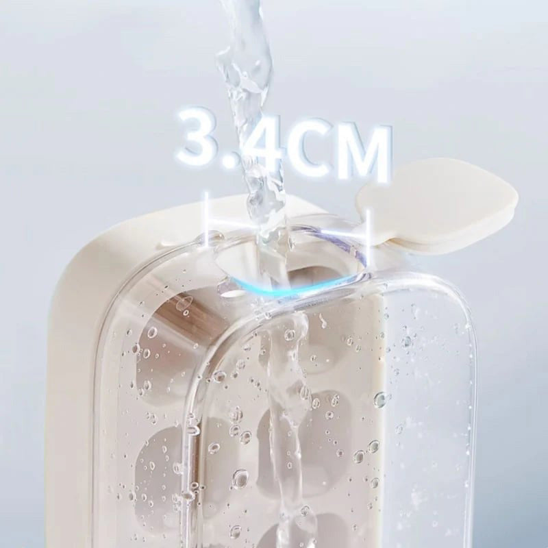 ✨ Make ice with ease—ice cube trays with lids and ice storage containers that are easy to remove! ✨