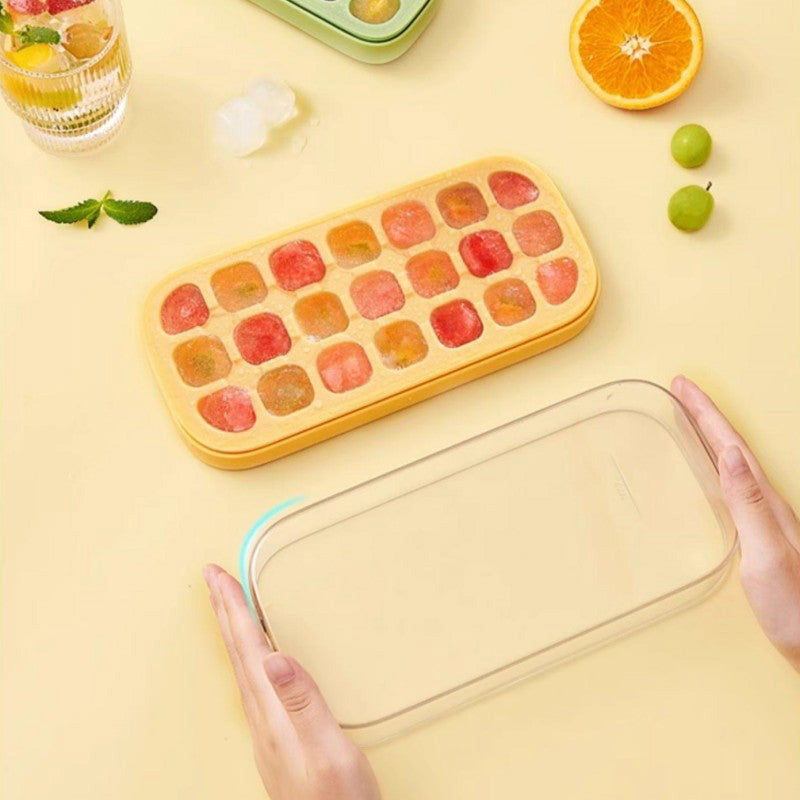 ✨ Make ice with ease—ice cube trays with lids and ice storage containers that are easy to remove! ✨