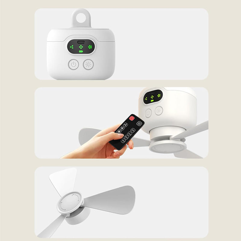 ⏰ Limited-time offer: 50% OFF a rechargeable ceiling fan with LED lights! 🌬️✨