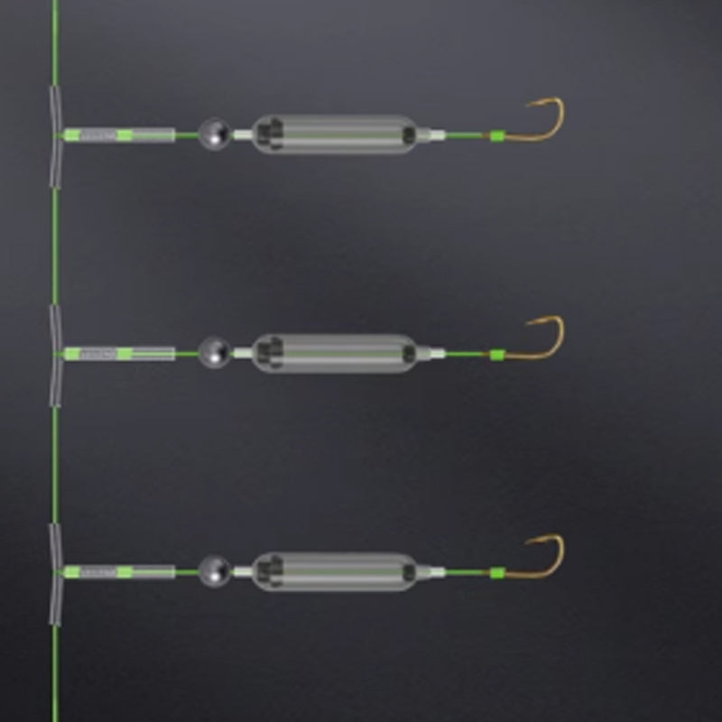 🔥3 Hooks Anti Drift Bottom Fishing Rig