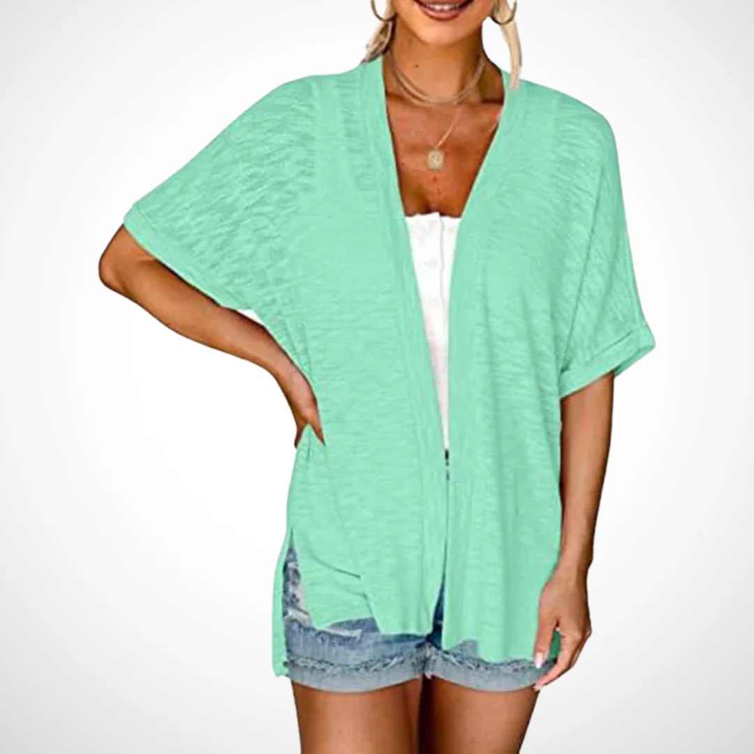 🔥 50% OFF NOW! 🏳️‍🌈 2026 New Stylish Flowy Short Sleeve Cardigan