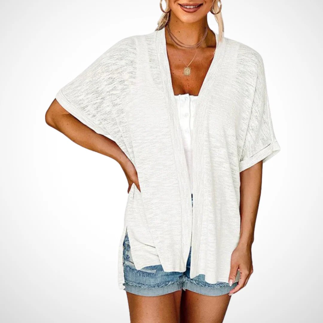 🔥 50% OFF NOW! 🏳️‍🌈 2026 New Stylish Flowy Short Sleeve Cardigan
