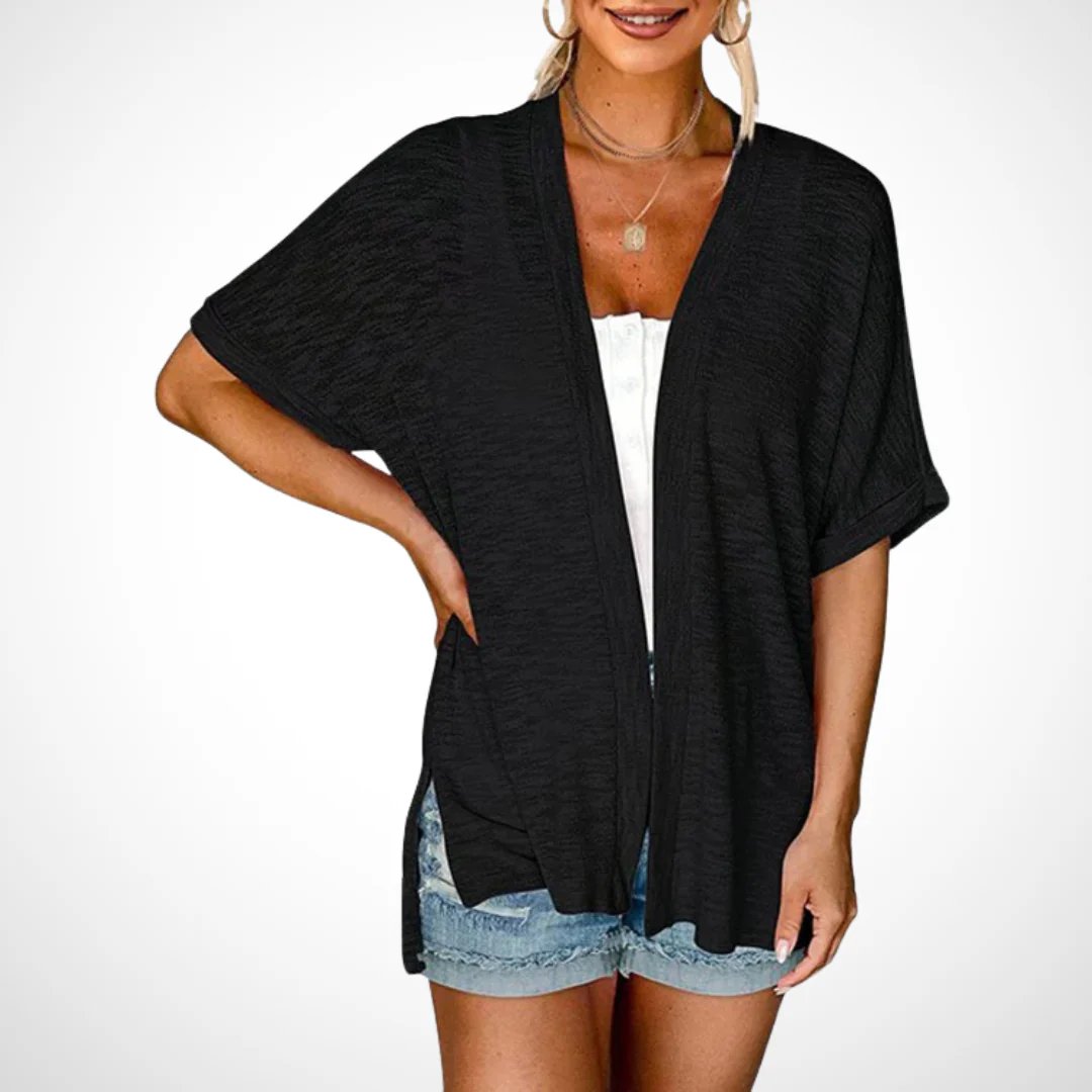 🔥 50% OFF NOW! 🏳️‍🌈 2026 New Stylish Flowy Short Sleeve Cardigan