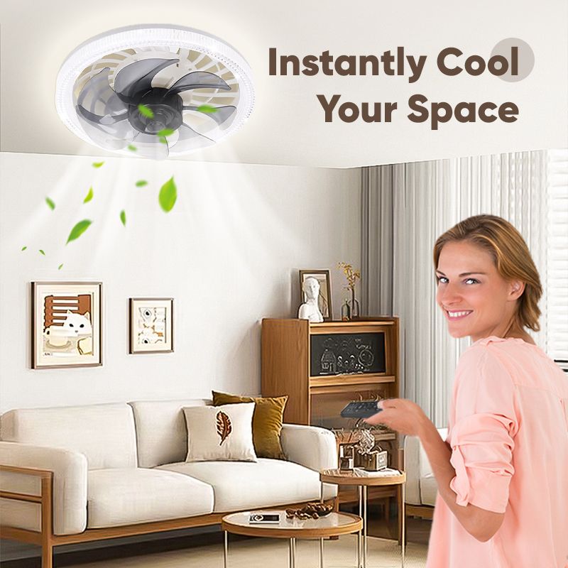 ❄️ Summer 50% Off ✨ Global Sales Exceed 1 Million ❄️ Remote Control Ceiling Fan with Light