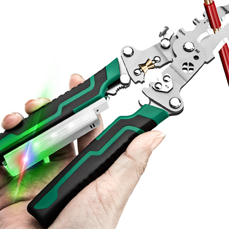 👷‍♂️Multifunctional Foldable Wire Stripping Scissors with Electrical Test
