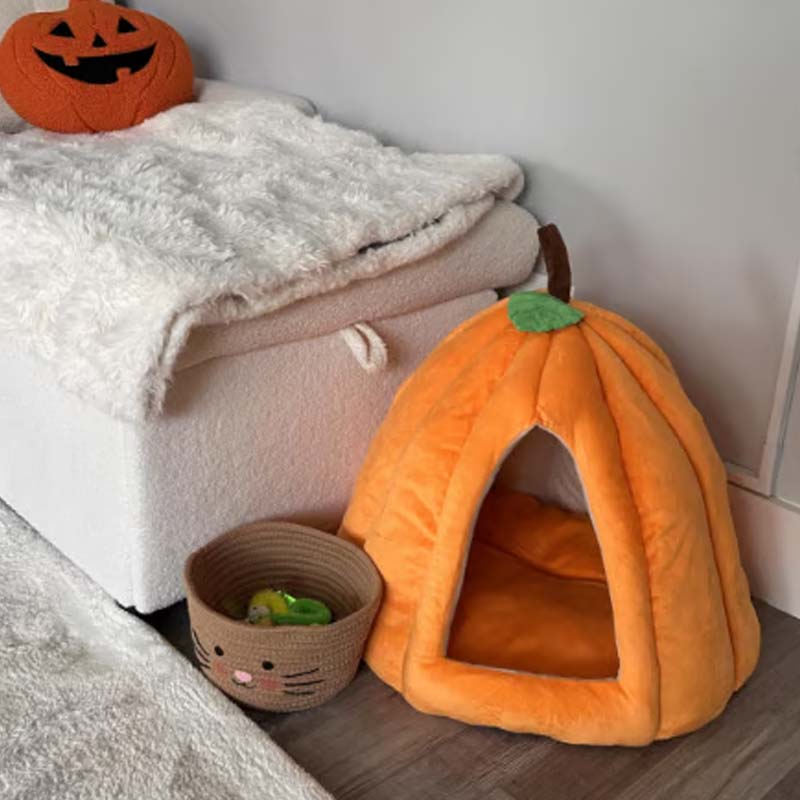 💥50% OFF🐾Warm & Cozy Semi-Enclosed Pet Bed