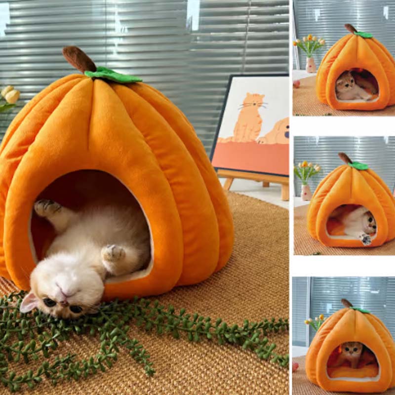 💥50% OFF🐾Warm & Cozy Semi-Enclosed Pet Bed