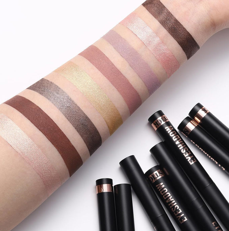 ✨ 50% OFF! ✨ 8 Colors Glitter Eyeshadow Stick - Waterproof & Long-Wearing Multi-Use Formula for Sparkling Looks! 🎄🌟