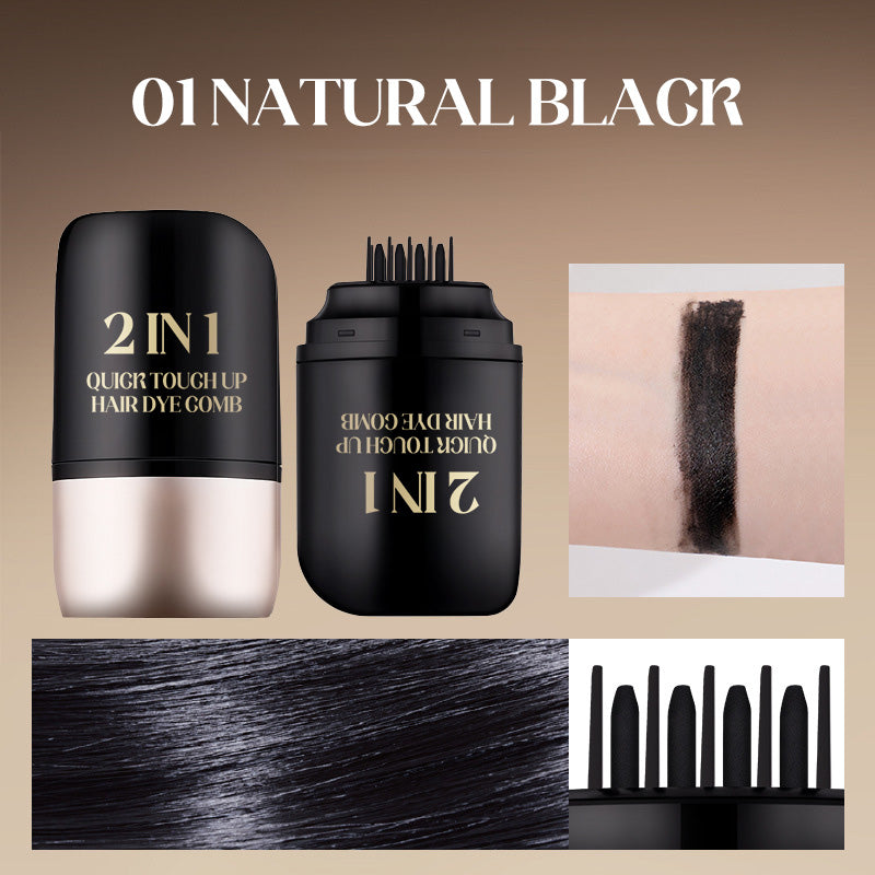 📢📢50 OFF !!⏰⏰2 in 1 Quick Touch up Hair Dye Comb