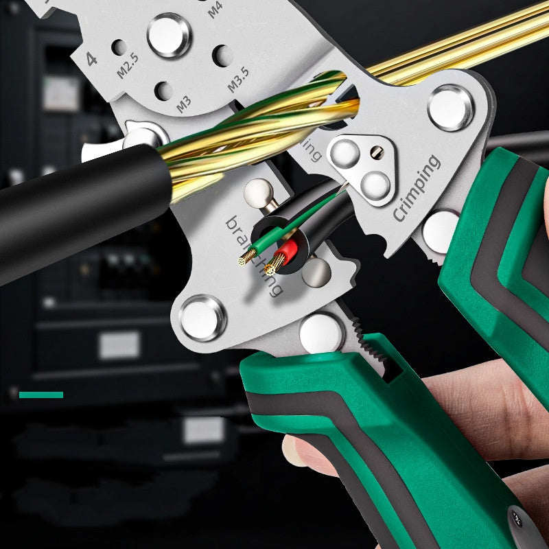 🔥 48% OFF! ⏰Multi-Function Foldable Wire Stripper with Voltage Tester