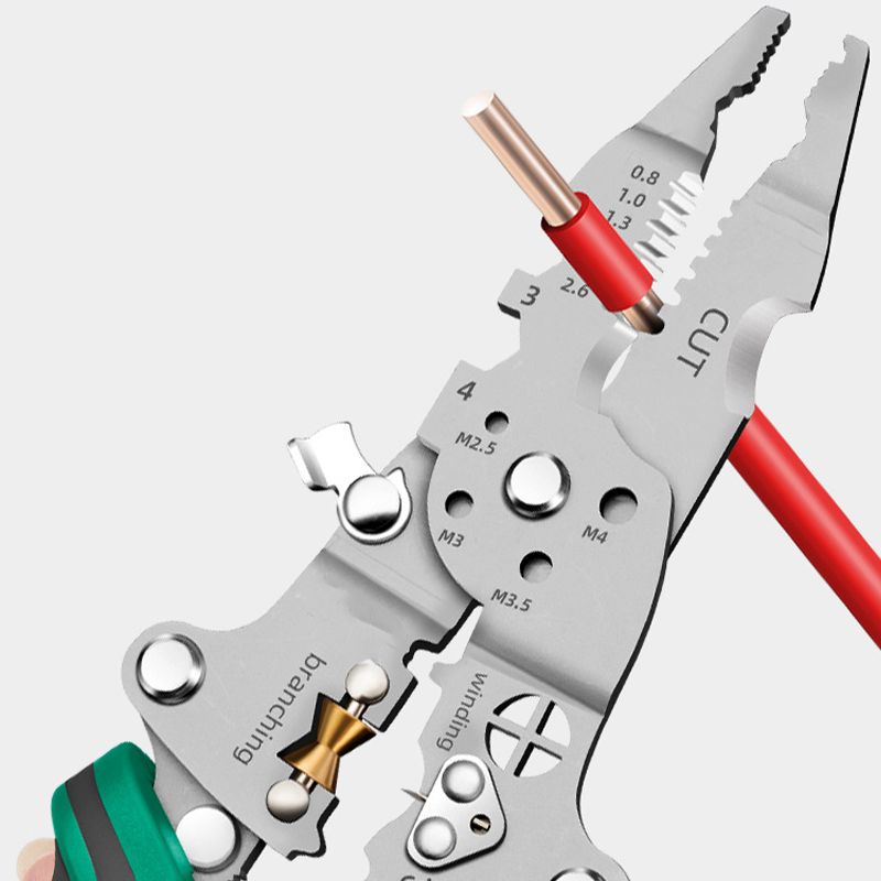 🔥 48% OFF! ⏰Multi-Function Foldable Wire Stripper with Voltage Tester