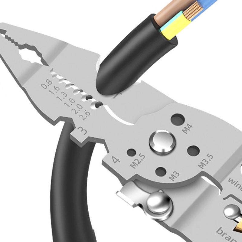 🔥 48% OFF! ⏰Multi-Function Foldable Wire Stripper with Voltage Tester