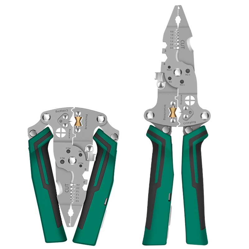 🔥 48% OFF! ⏰Multi-Function Foldable Wire Stripper with Voltage Tester