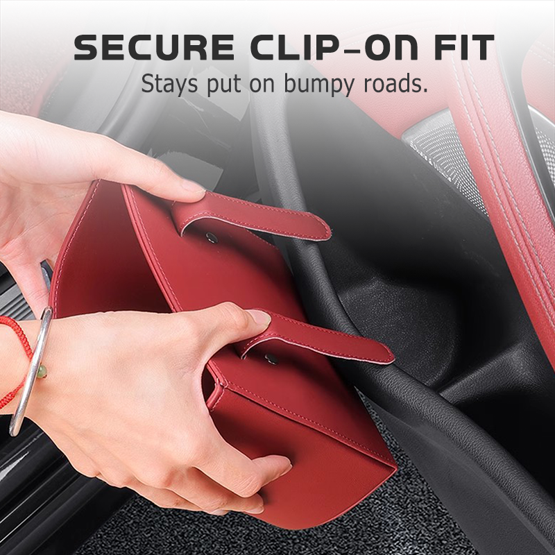 🥳 Buy 2 Get 1 Free 💞 50% Off 💞 Sales Exceed 50,000 Units! 🚗🧺 Genuine Leather Car Door Cup Holders!