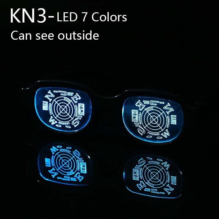 🎁LED Luminous Glasses Light-Up Eyewear