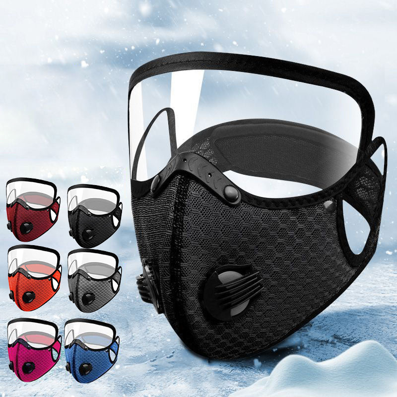 🏍️ LIMITED-TIME 50% OFF! ✨ Windproof  Mask & Goggles – Anti-UV, 5-Layer Filter, Adjustable 🔧