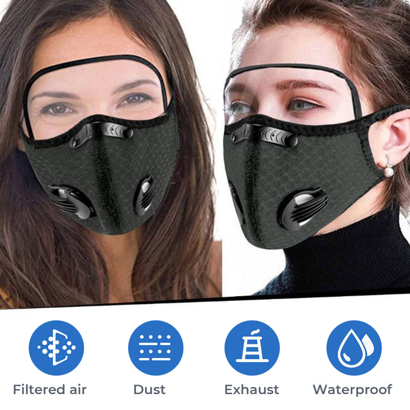 🏍️ LIMITED-TIME 50% OFF! ✨ Windproof  Mask & Goggles – Anti-UV, 5-Layer Filter, Adjustable 🔧