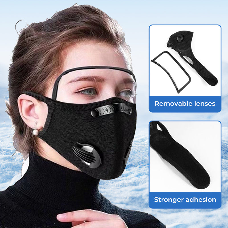 🏍️ LIMITED-TIME 50% OFF! ✨ Windproof  Mask & Goggles – Anti-UV, 5-Layer Filter, Adjustable 🔧