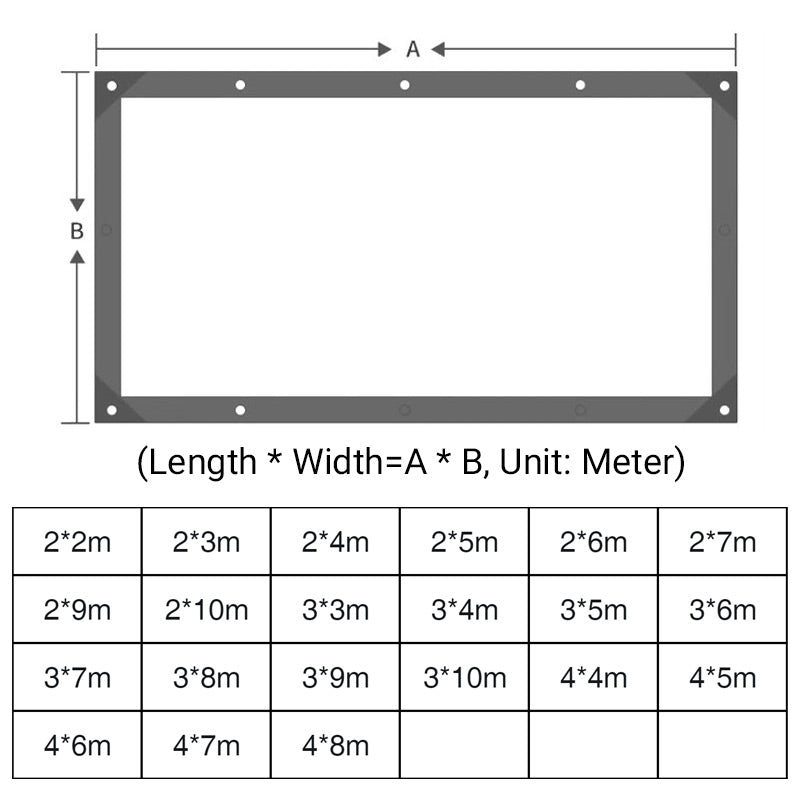 ⏳Limited-time 50% off⏰Heavy-Duty Transparent Waterproof Insulated Tarp🛡️🌧️