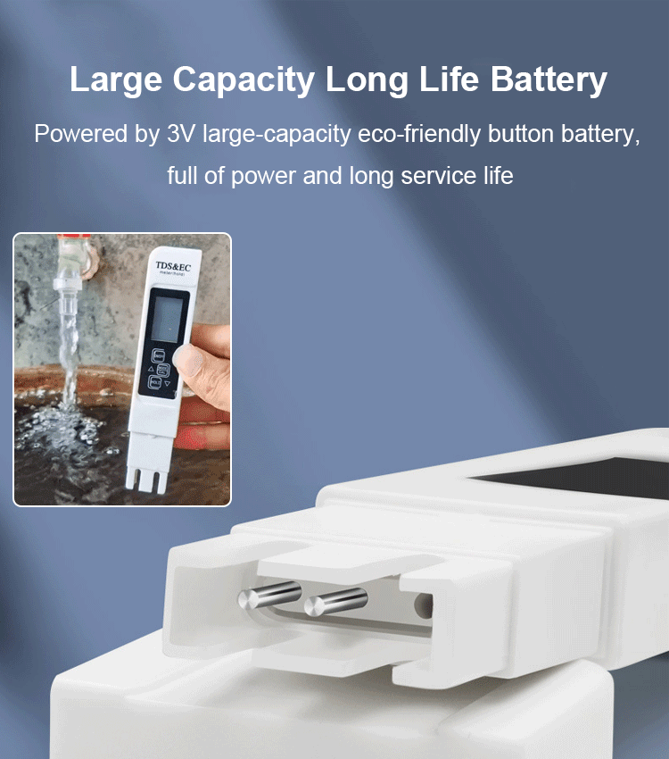 💧 Digital TDS Meter - Accurate Water Quality Tester with Large LCD Display