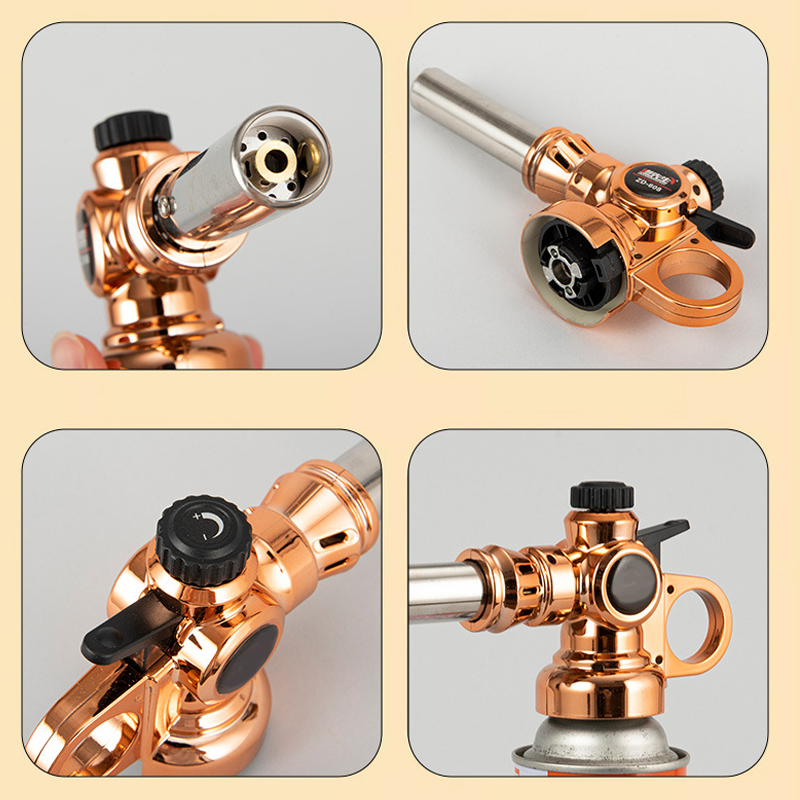 Professional Butane Torch Head with Automatic Ignition