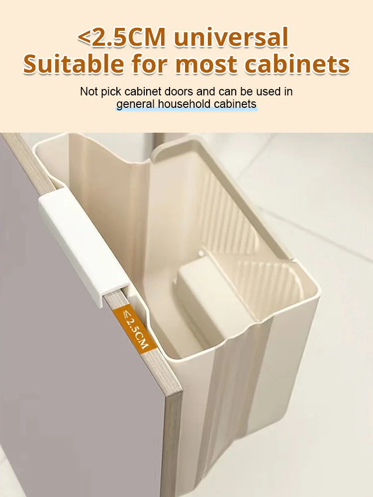 ⏳【Limited Offer】50% OFF !💥Folding Hanging Kitchen Waste Trash Can