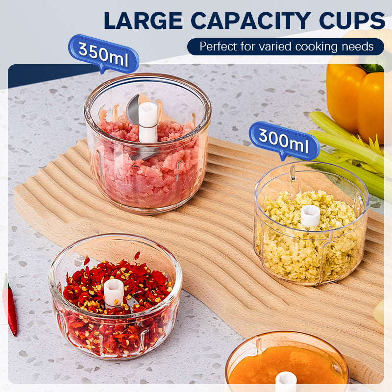 💗LAST DAY SALE 50% OFF⚡50K+ SOLD💕Powerful Large-Capacity Electric Food Chopper – Robust Motor, Smart Design & Stainless Steel Blades