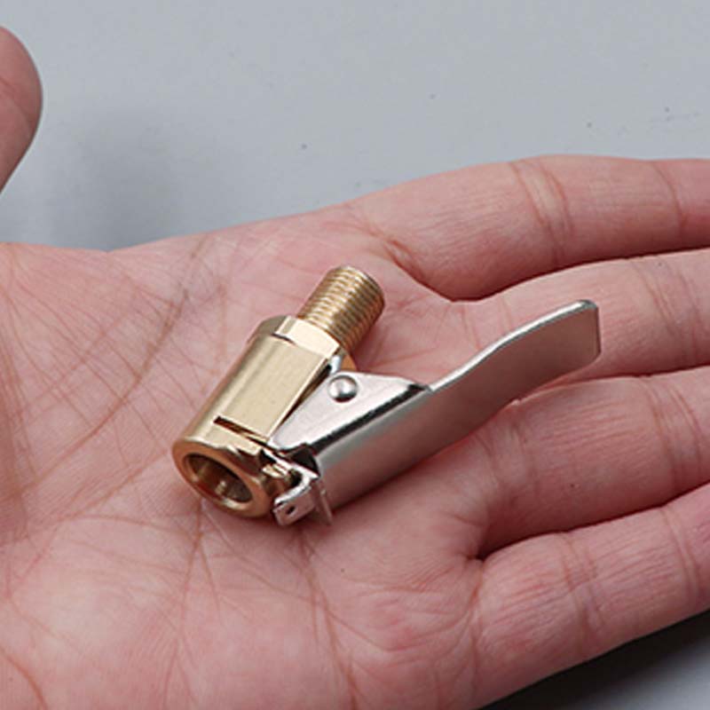 🚗 BUY 1 GET 1 FREE!💨 Quick-Connect Tire Inflator Chuck Adapter – Solid Brass & Leak-Proof – Universal One-Hand Air Pump Nozzle 🔧