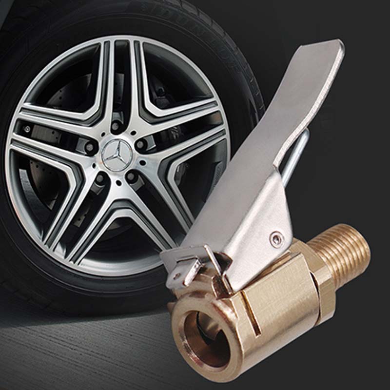🚗 BUY 1 GET 1 FREE!💨 Quick-Connect Tire Inflator Chuck Adapter – Solid Brass & Leak-Proof – Universal One-Hand Air Pump Nozzle 🔧