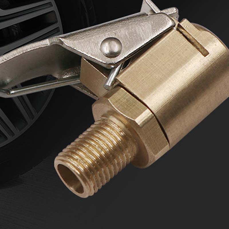 🚗 BUY 1 GET 1 FREE!💨 Quick-Connect Tire Inflator Chuck Adapter – Solid Brass & Leak-Proof – Universal One-Hand Air Pump Nozzle 🔧