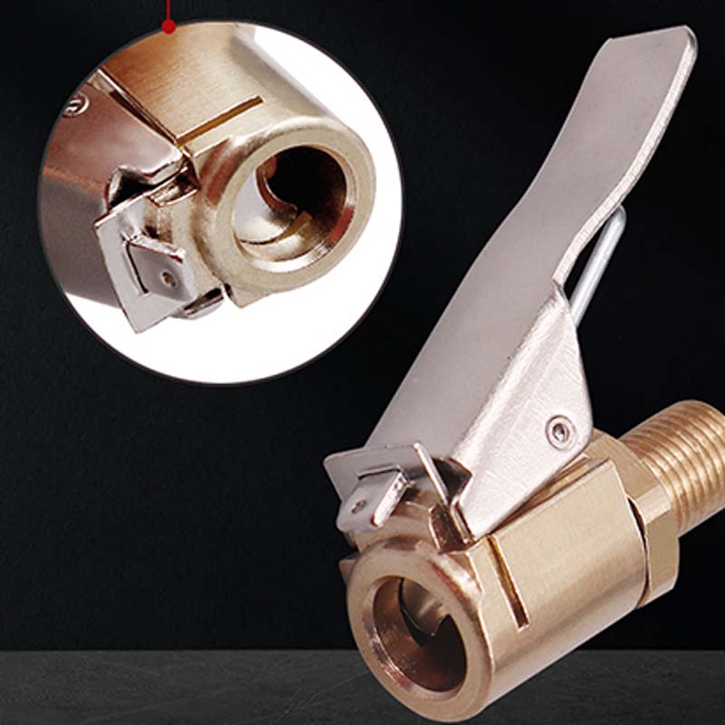 🚗 BUY 1 GET 1 FREE!💨 Quick-Connect Tire Inflator Chuck Adapter – Solid Brass & Leak-Proof – Universal One-Hand Air Pump Nozzle 🔧