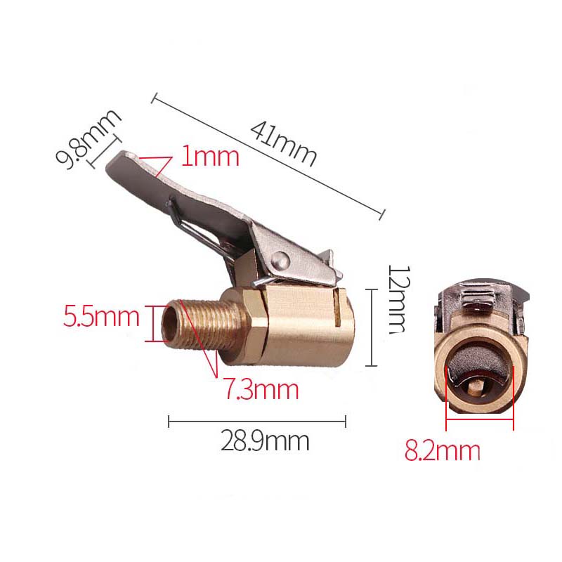 🚗 BUY 1 GET 1 FREE!💨 Quick-Connect Tire Inflator Chuck Adapter – Solid Brass & Leak-Proof – Universal One-Hand Air Pump Nozzle 🔧
