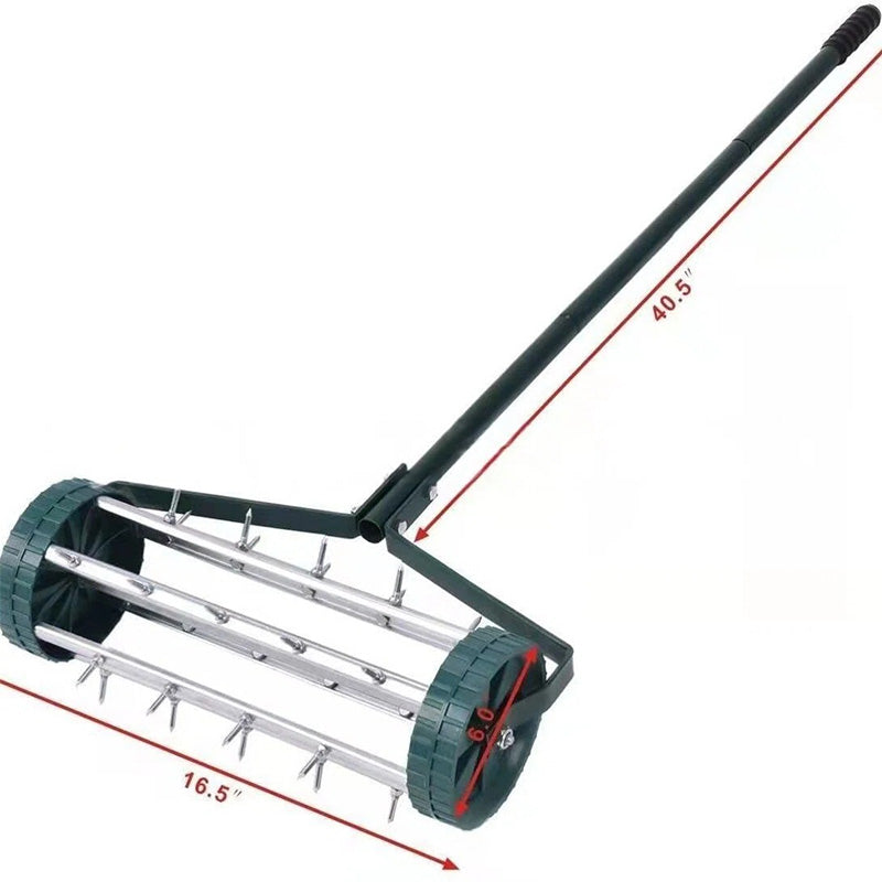 ⏳Limited-time 50% off⏰Rolling Lawn Aerator with Handle🏡🌱