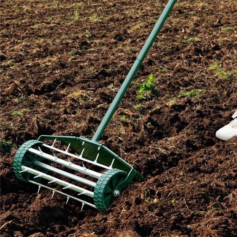⏳Limited-time 50% off⏰Rolling Lawn Aerator with Handle🏡🌱