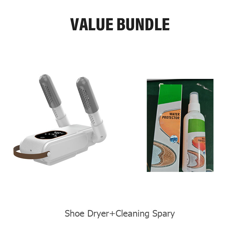 🥳2026 HOT SALE🥳💞50K+ SOLD!👟🌧️ 50% OFF! Portable Electric Shoe Dryer – Dries wet shoes overnight. Kills odor-causing bacteria. Perfect for rainy British weather. 🔋☔