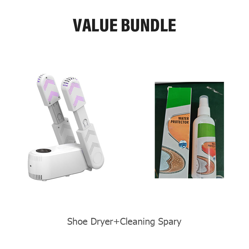 🥳2026 HOT SALE🥳💞50K+ SOLD!👟🌧️ 50% OFF! Portable Electric Shoe Dryer – Dries wet shoes overnight. Kills odor-causing bacteria. Perfect for rainy British weather. 🔋☔